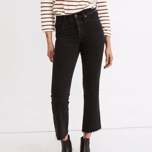 “Madewell” Cali Demi-Boot Jeans in Edmunds Wash: Raw-Hem Edition